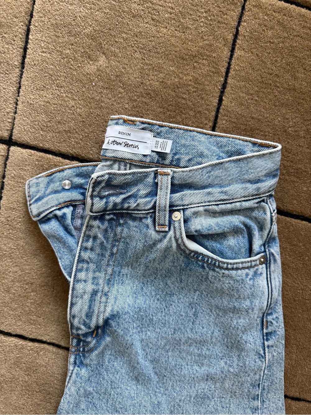 & Other Stories Light Blue Straight Men's Jeans